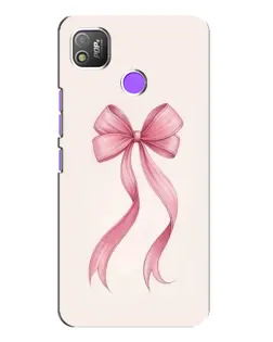Чехол для TECNO POP 4 с картинкой «Розовый бант»