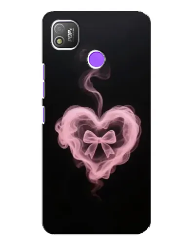 Чехол для TECNO POP 4 с картинкой «Дымчатое сердце»