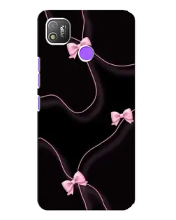 Чехол для TECNO POP 4 с картинкой «Розовые ленты»