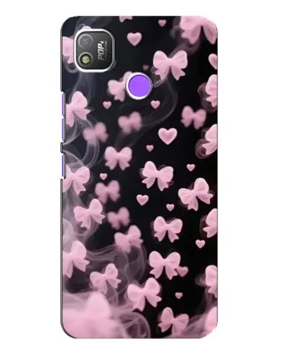 Чехол для TECNO POP 4 с картинкой «Неоновое кружево»