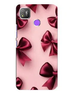 Чехол для TECNO POP 4 с картинкой «Бордовый атлас»