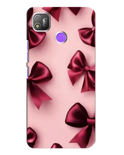 Чехол для TECNO POP 4 с картинкой «Бордовый атлас»