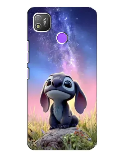 Чехол для TECNO POP 4 с картинкой «Стич на рассвете»