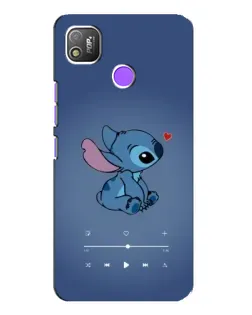 Чехол для TECNO POP 4 с картинкой «Музыкальный Stitch»