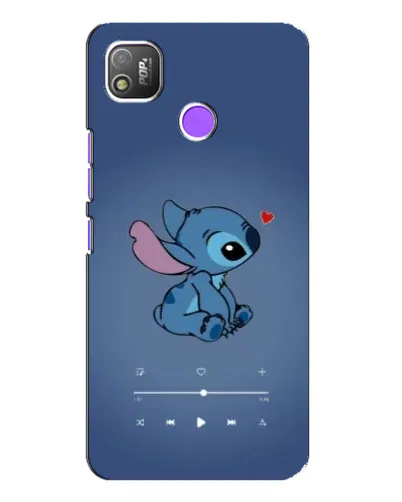 Чехол для TECNO POP 4 с картинкой «Музыкальный Stitch»