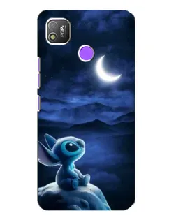 Чехол для TECNO POP 4 с картинкой «Лунная ночь Стича»