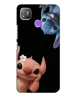 Чехол для TECNO POP 4 с картинкой «Фиолетовый туман роз»