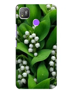 Чехол для TECNO POP 4 с картинкой «Ландыши в зелени»