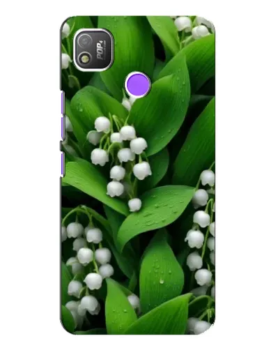 Чехол для TECNO POP 4 с картинкой «Ландыши в зелени»