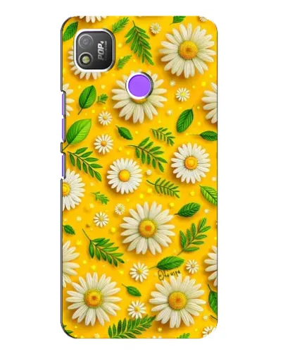 Чехол для TECNO POP 4 с картинкой «Ромашковое солнце»