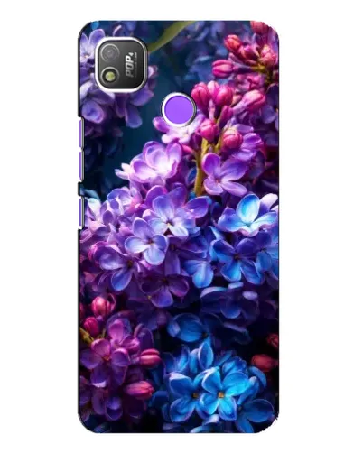 Чехол для TECNO POP 4 с картинкой «Сиреневый цвет»