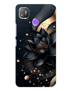 Чехол для TECNO POP 4 с картинкой «Черный лотос»