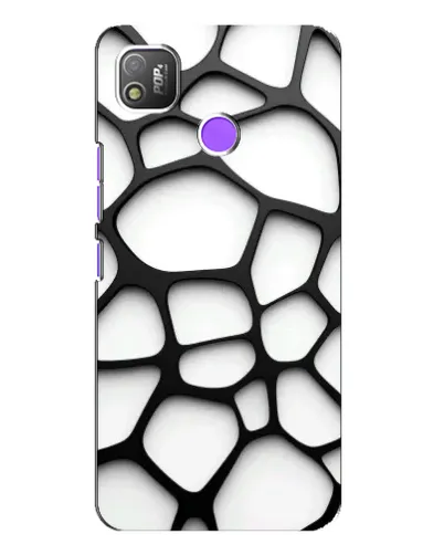 Чехол для TECNO POP 4 с картинкой «Белая объемная сетка» Чехол для TECNO POP 4 с картинкой «Белая объемная сетка»