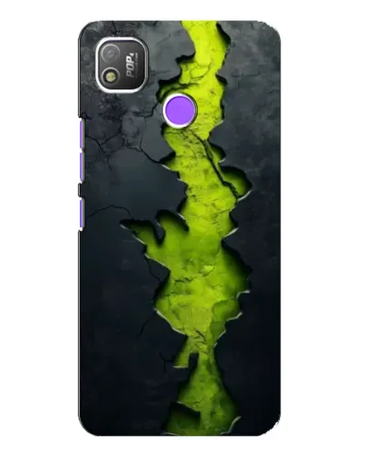 Чехол для TECNO POP 4 с картинкой «Салатовый разлом скалы» Чехол для TECNO POP 4 с картинкой «Салатовый разлом скалы»