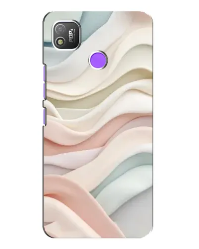 Чехол для TECNO POP 4 с картинкой «Пастельные нежные волны» Чехол для TECNO POP 4 с картинкой «Пастельные нежные волны»