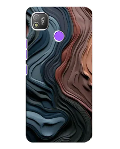 Чехол для TECNO POP 4 с картинкой «Цветные волны каньона» Чехол для TECNO POP 4 с картинкой «Цветные волны каньона»