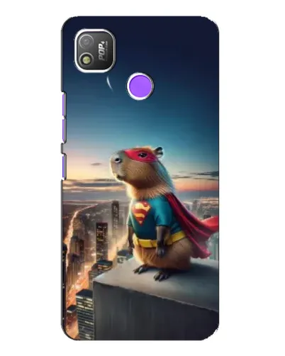 Чехол для TECNO POP 4 с картинкой «Капи-мен супергерой» Чехол для TECNO POP 4 с картинкой «Капи-мен супергерой»