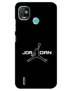 Чохол для TECNO Pop 5 (BD2p) з картинкою «Nike Pink Swirl»