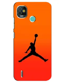 Чехол для TECNO Pop 5 (BD2p) с картинкой «Jordan Sunset»