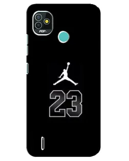 Чехол для TECNO Pop 5 (BD2p) с картинкой «Jordan Flight 23»