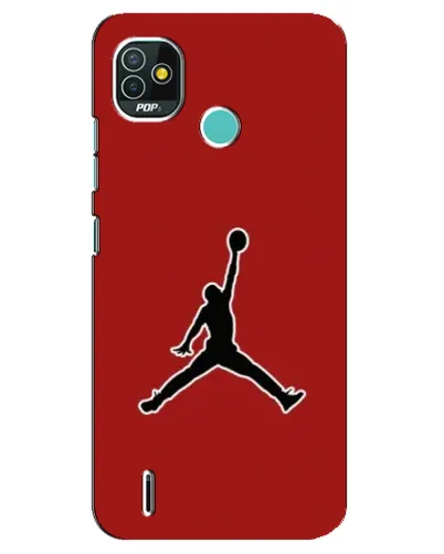 Чехол для TECNO Pop 5 (BD2p) с картинкой «Jordan Red Back» Чехол для TECNO Pop 5 (BD2p) с картинкой «Jordan Red Back»