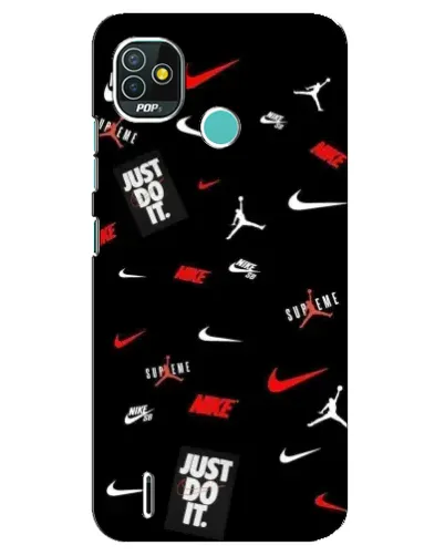 Чехол для TECNO Pop 5 (BD2p) с картинкой «Nike Mix Pattern» Чехол для TECNO Pop 5 (BD2p) с картинкой «Nike Mix Pattern»
