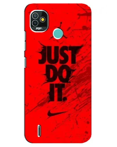 Чехол для TECNO Pop 5 (BD2p) с картинкой «Nike Just Do It» Чехол для TECNO Pop 5 (BD2p) с картинкой «Nike Just Do It»