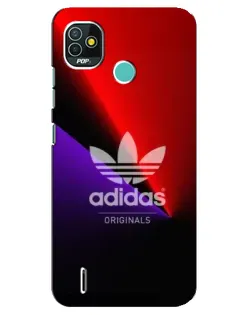 Чохол для TECNO Pop 5 (BD2p) з картинкою «Adidas Red Neon»