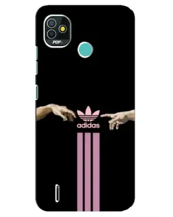 Чехол для TECNO Pop 5 (BD2p) с картинкой «Adidas Hands»