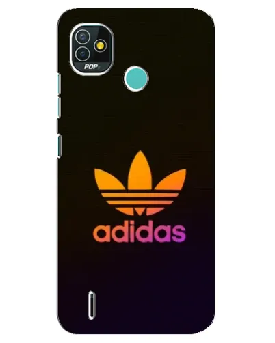 Чехол для TECNO Pop 5 (BD2p) с картинкой «Градиент Adidas»
