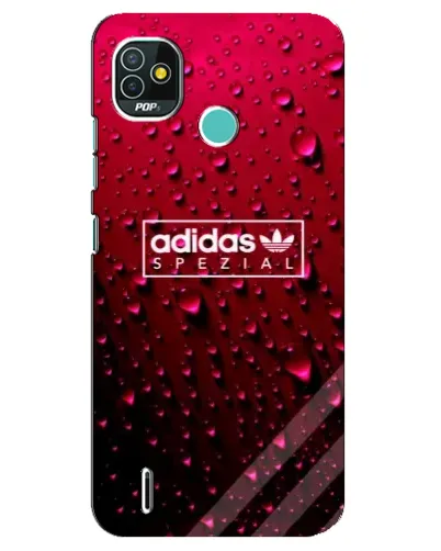 Чехол для TECNO Pop 5 (BD2p) с картинкой «Adidas Gold Marble»