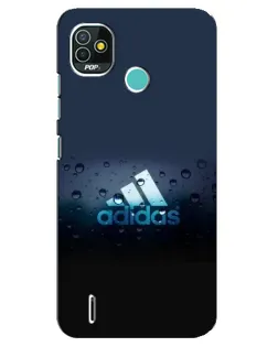 Чехол для TECNO Pop 5 (BD2p) с картинкой «Adidas Water Drops»