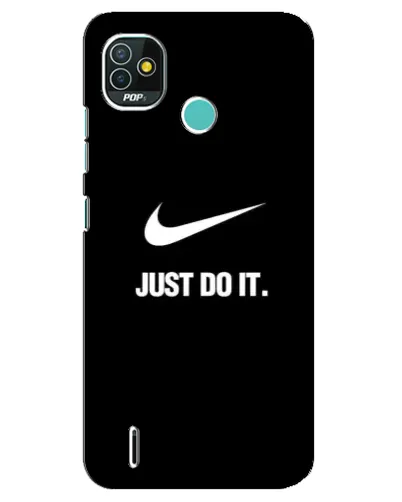Чехол для TECNO Pop 5 (BD2p) с картинкой «Классический принт Nike» Чехол для TECNO Pop 5 (BD2p) с картинкой «Классический принт Nike»