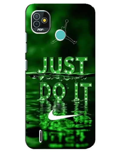 Чехол для TECNO Pop 5 (BD2p) с картинкой «Зеленый неоновый Nike» Чехол для TECNO Pop 5 (BD2p) с картинкой «Зеленый неоновый Nike»