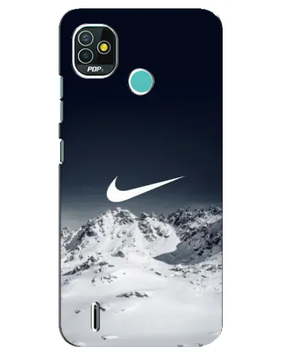 Чехол для TECNO Pop 5 (BD2p) с картинкой «Nike — зимние горы» Чехол для TECNO Pop 5 (BD2p) с картинкой «Nike — зимние горы»