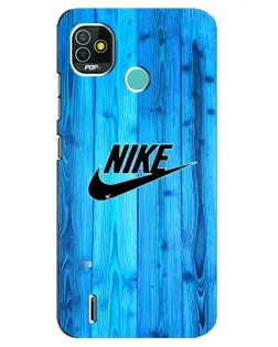 Чехол для TECNO Pop 5 (BD2p) с картинкой «Голубое дерево Nike»