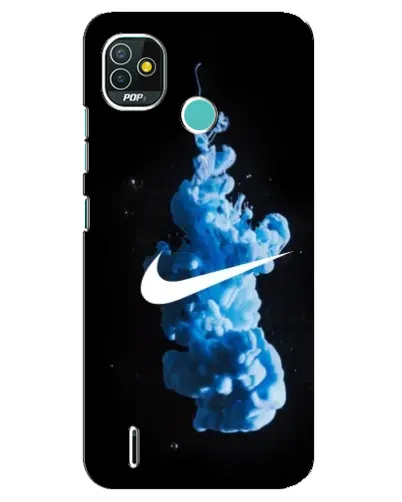 Чехол для TECNO Pop 5 (BD2p) с картинкой «Nike и синий дым» Чехол для TECNO Pop 5 (BD2p) с картинкой «Nike и синий дым»