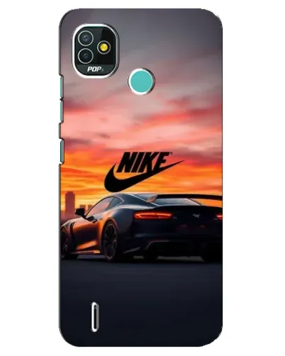 Чехол для TECNO Pop 5 (BD2p) с картинкой «Nike и суперкар» Чехол для TECNO Pop 5 (BD2p) с картинкой «Nike и суперкар»