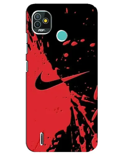 Чохол для TECNO Pop 5 (BD2p) з картинкою «Червоні бризки Nike» Чохол для TECNO Pop 5 (BD2p) з картинкою «Червоні бризки Nike»
