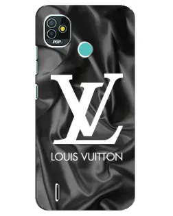 Чехол для TECNO Pop 5 (BD2p) с картинкой «Шелковый Louis Vuitton»