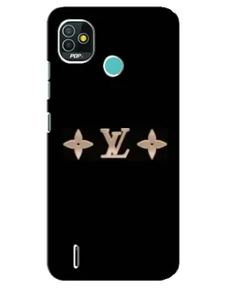 Чехол для TECNO Pop 5 (BD2p) с картинкой «Louis Vuitton — минимализм»