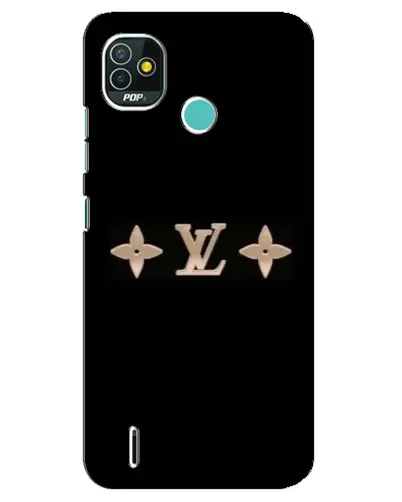 Чехол для TECNO Pop 5 (BD2p) с картинкой «Louis Vuitton — минимализм»