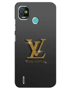 Чехол для TECNO Pop 5 (BD2p) с картинкой «Градиент Louis Vuitton»