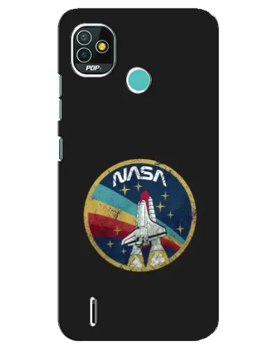 Чехол для TECNO Pop 5 (BD2p) с картинкой «NASA — эмблема миссии» Чехол для TECNO Pop 5 (BD2p) с картинкой «NASA — эмблема миссии»