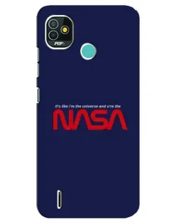 Чехол для TECNO Pop 5 (BD2p) с картинкой «NASA — глубокий космос»