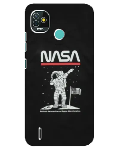 Чехол для TECNO Pop 5 (BD2p) с картинкой «NASA — шагаем по Луне» Чехол для TECNO Pop 5 (BD2p) с картинкой «NASA — шагаем по Луне»