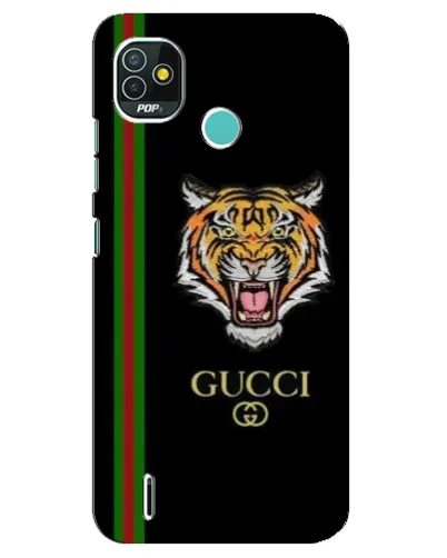 Чехол для TECNO Pop 5 (BD2p) с картинкой «Тигр Gucci» Чехол для TECNO Pop 5 (BD2p) с картинкой «Тигр Gucci»