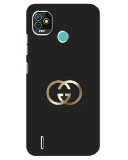Чехол для TECNO Pop 5 (BD2p) с картинкой «Минимализм Gucci»