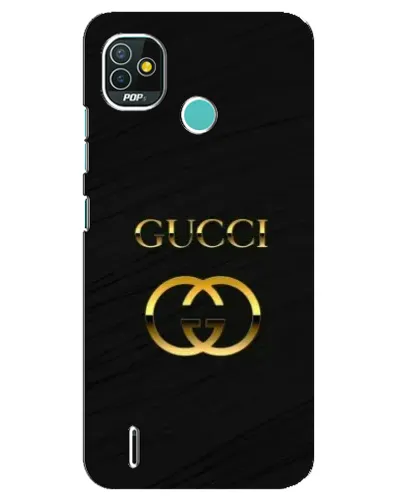 Чехол для TECNO Pop 5 (BD2p) с картинкой «Золотой логотип Gucci» Чехол для TECNO Pop 5 (BD2p) с картинкой «Золотой логотип Gucci»