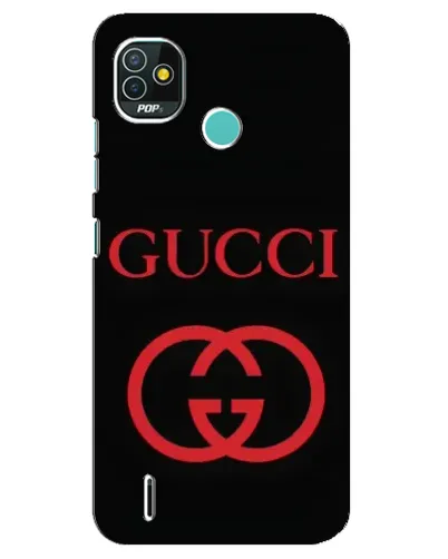 Чехол для TECNO Pop 5 (BD2p) с картинкой «Gucci — красный логотип» Чехол для TECNO Pop 5 (BD2p) с картинкой «Gucci — красный логотип»